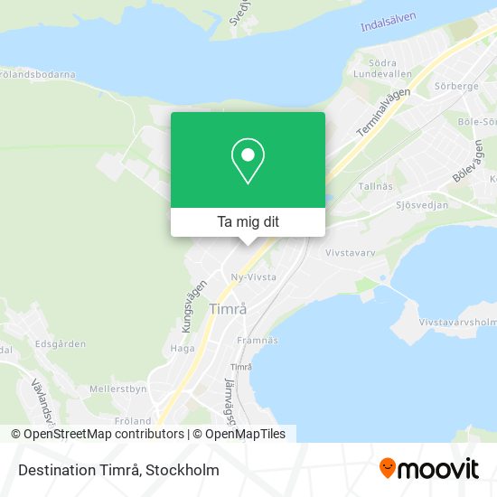 Destination Timrå karta