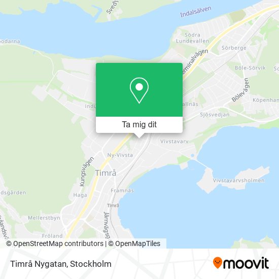 Timrå Nygatan karta