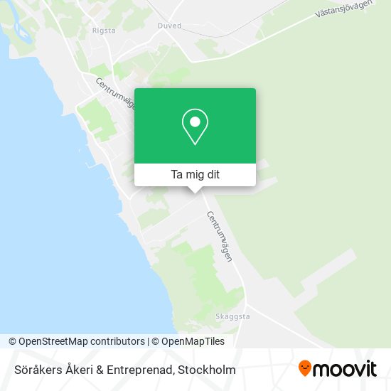 Söråkers Åkeri & Entreprenad karta