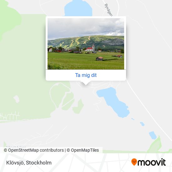 Klövsjö karta