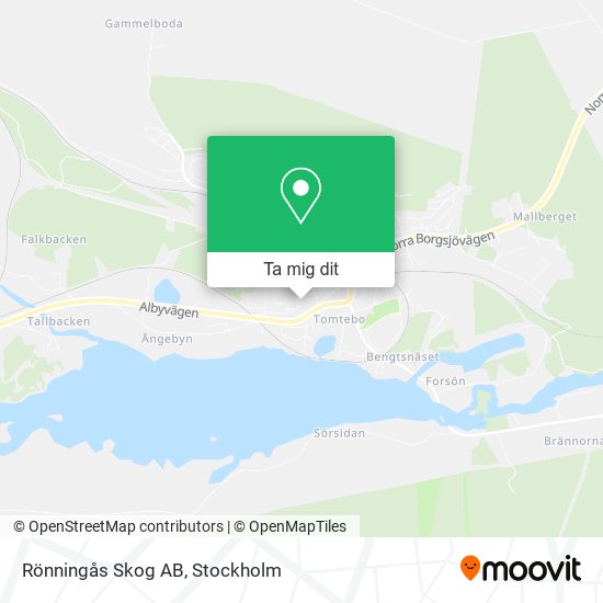Rönningås Skog AB karta