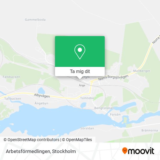 Arbetsförmedlingen karta