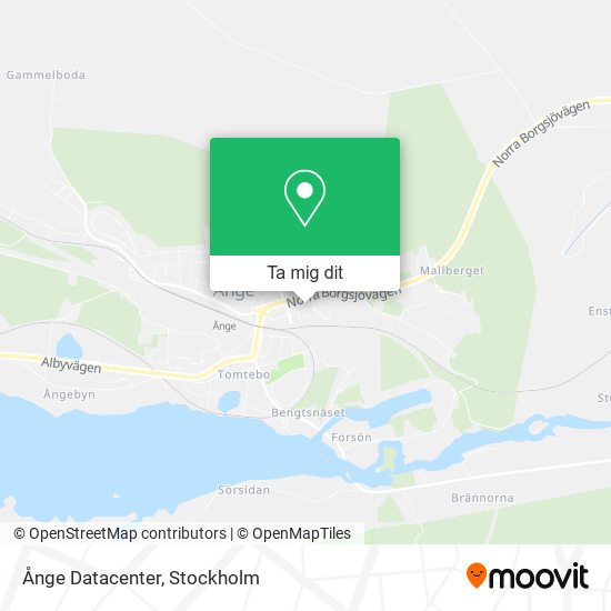 Ånge Datacenter karta