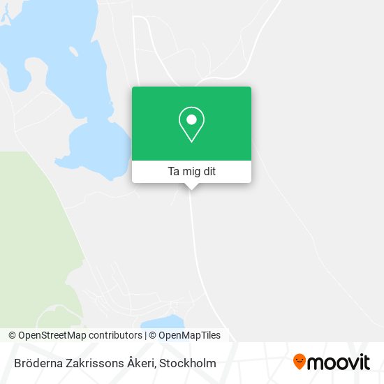 Bröderna Zakrissons Åkeri karta