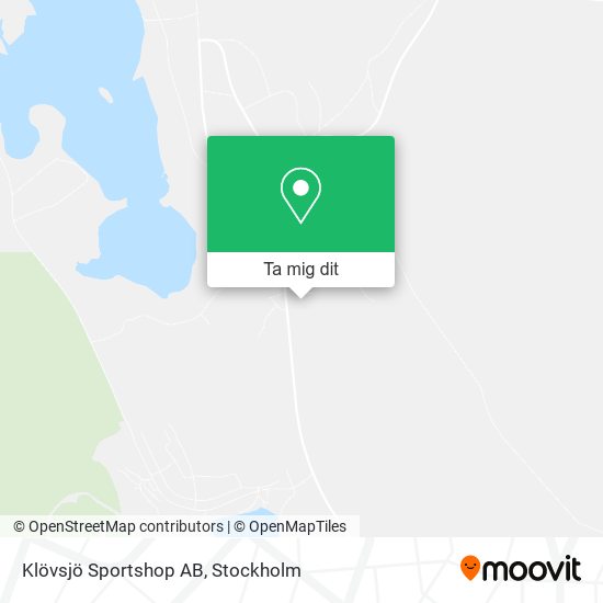 Klövsjö Sportshop AB karta