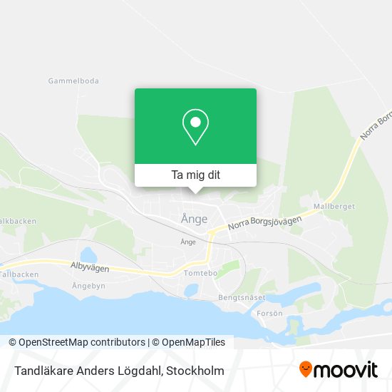 Tandläkare Anders Lögdahl karta