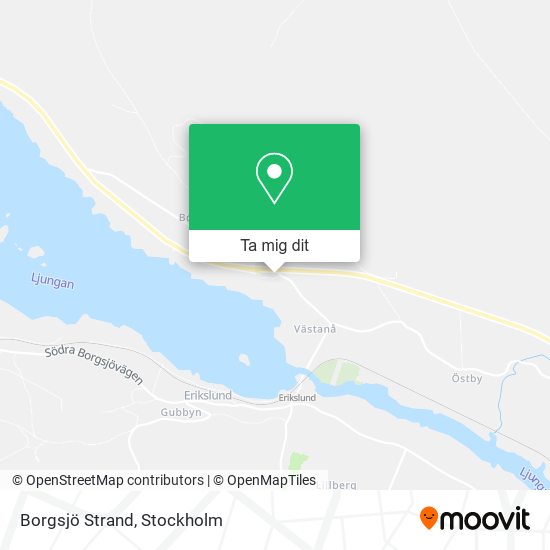 Borgsjö Strand karta