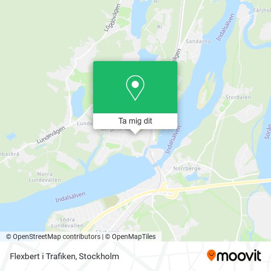 Flexbert i Trafiken karta