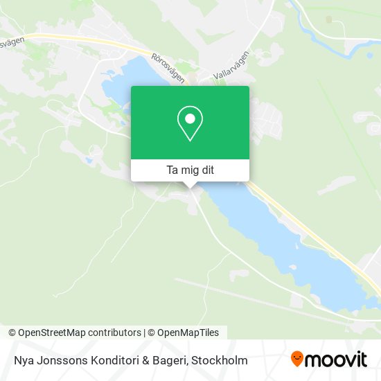 Nya Jonssons Konditori & Bageri karta