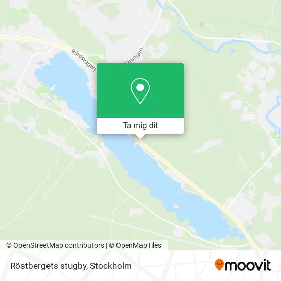 Röstbergets stugby karta