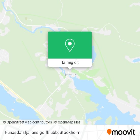 Funäsdalsfjällens golfklubb karta