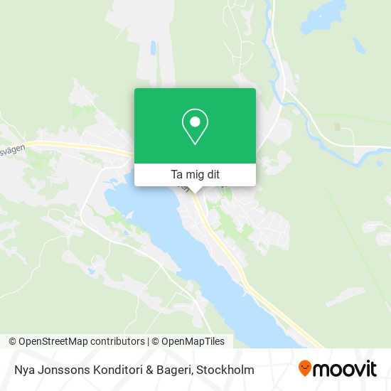 Nya Jonssons Konditori & Bageri karta
