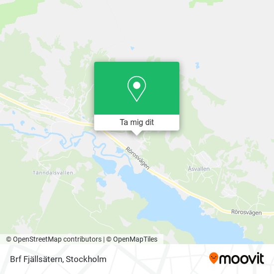 Brf Fjällsätern karta