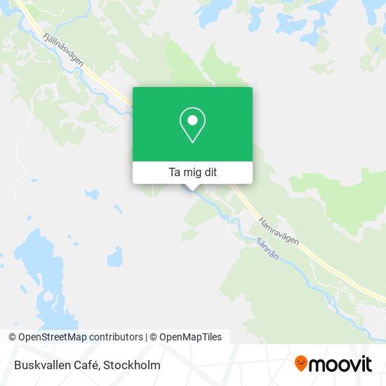 Buskvallen Café karta