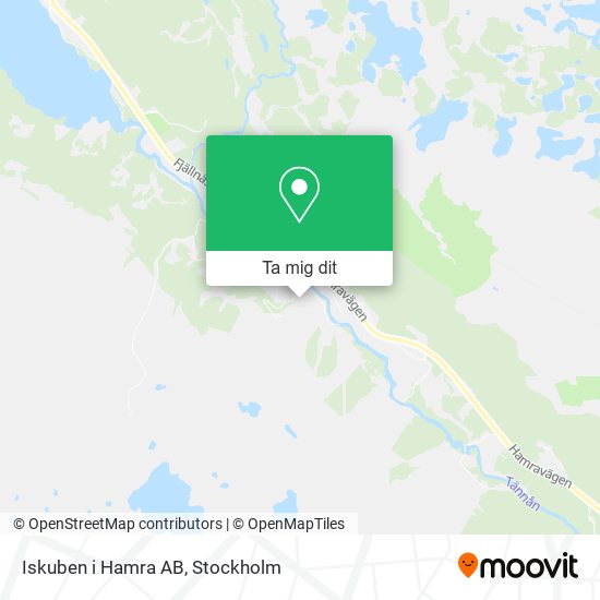 Iskuben i Hamra AB karta