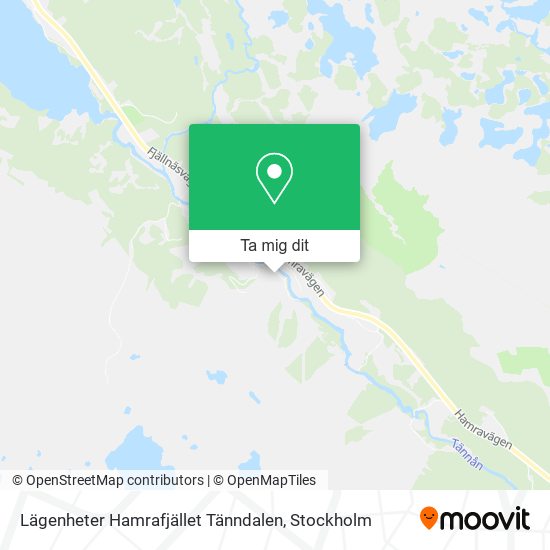 Lägenheter Hamrafjället Tänndalen karta