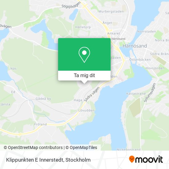 Klippunkten E Innerstedt karta