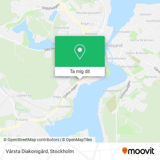 Vårsta Diakonigård karta