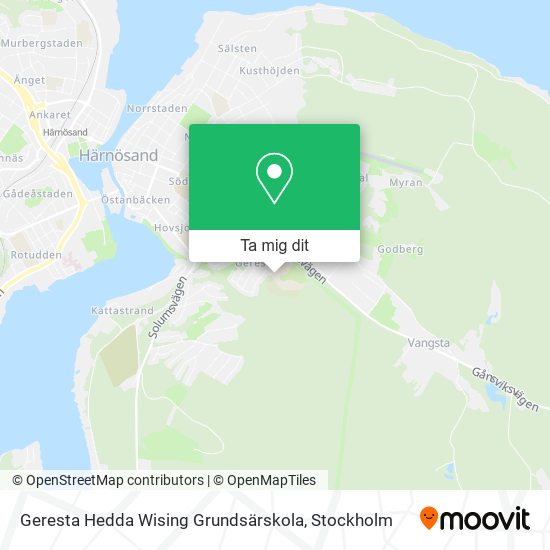 Geresta Hedda Wising Grundsärskola karta