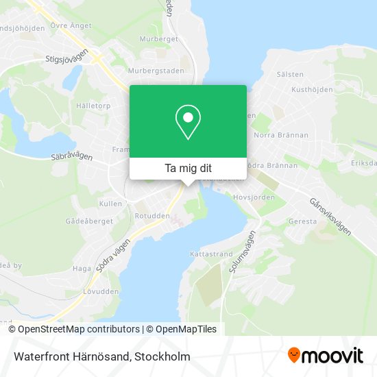 Waterfront Härnösand karta