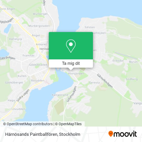 Härnösands Paintballfören karta