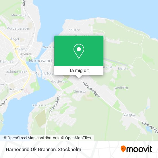 Härnösand Ok Brännan karta
