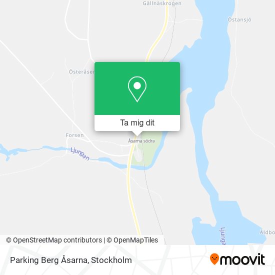 Parking Berg Åsarna karta