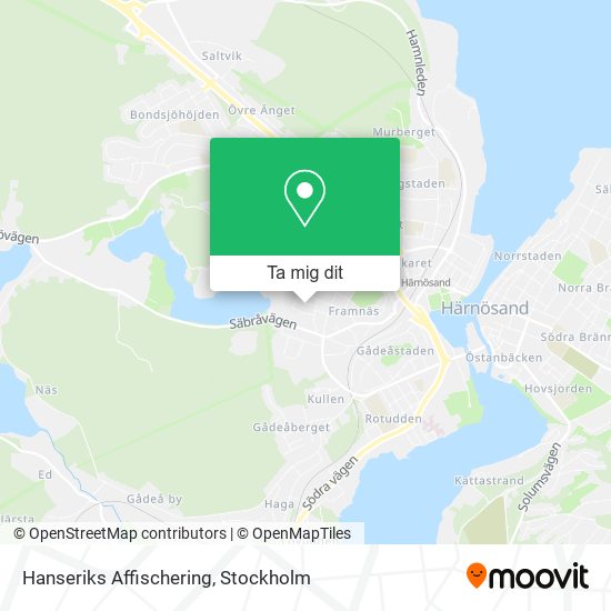 Hanseriks Affischering karta