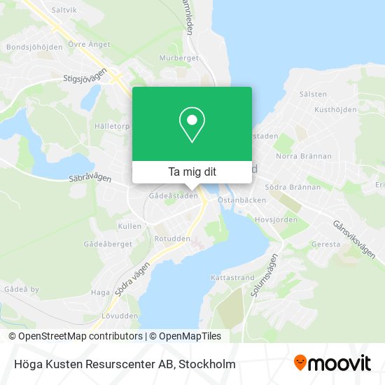 Höga Kusten Resurscenter AB karta