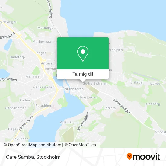 Cafe Samba karta