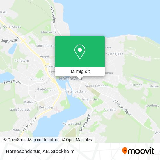 Härnösandshus, AB karta