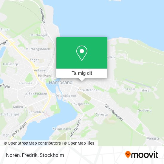 Norén, Fredrik karta