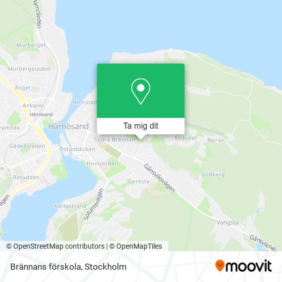 Brännans förskola karta