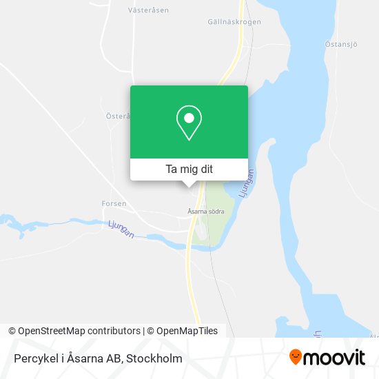 Percykel i Åsarna AB karta