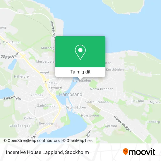 Incentive House Lappland karta