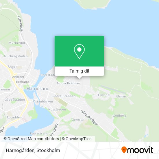 Härnögården karta