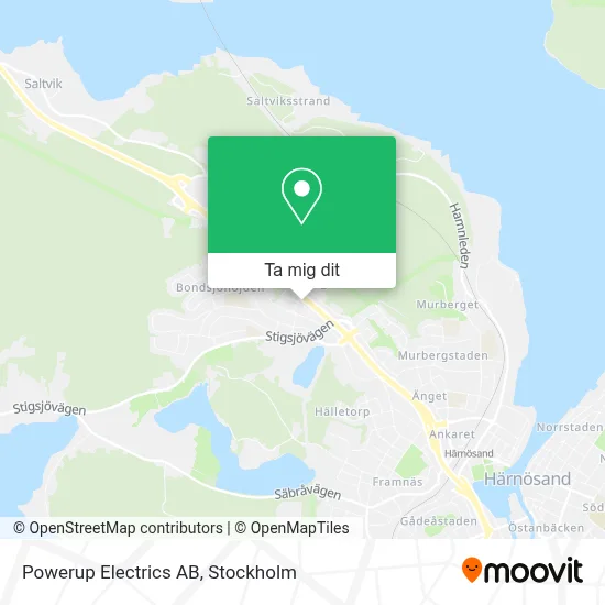 Powerup Electrics AB karta