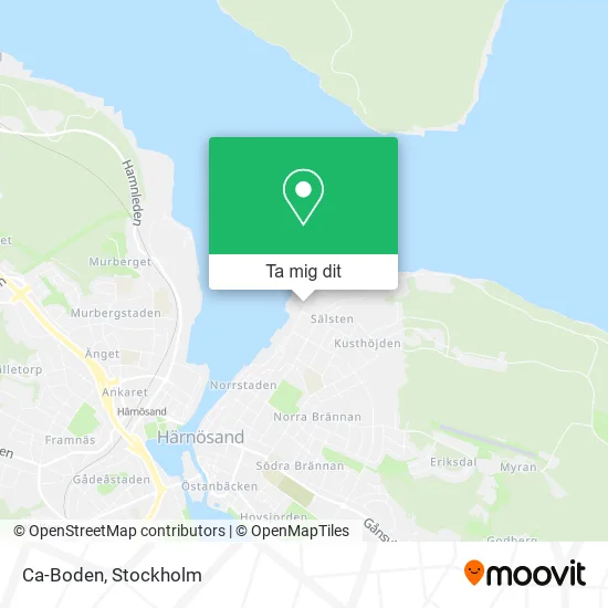 Ca-Boden karta