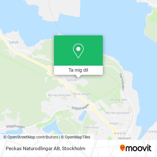 Peckas Naturodlingar AB karta