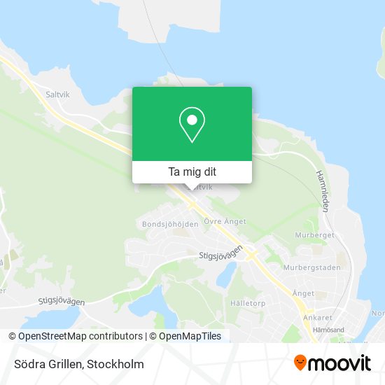 Södra Grillen karta
