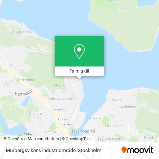 Murbergsvikens industriområde karta