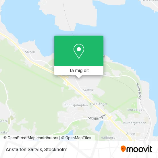 Anstalten Saltvik karta