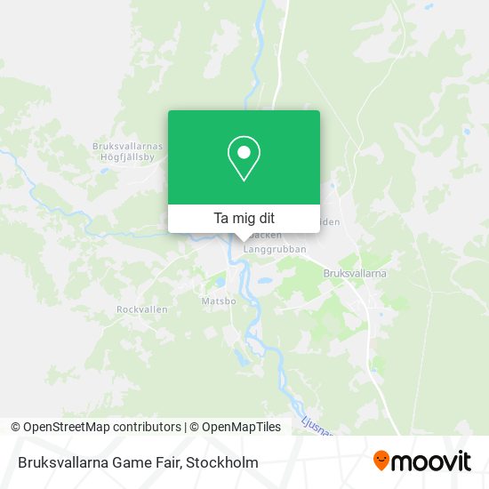 Bruksvallarna Game Fair karta