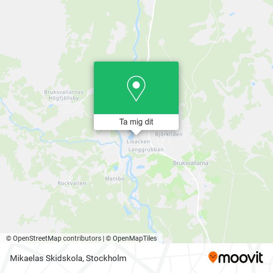 Mikaelas Skidskola karta