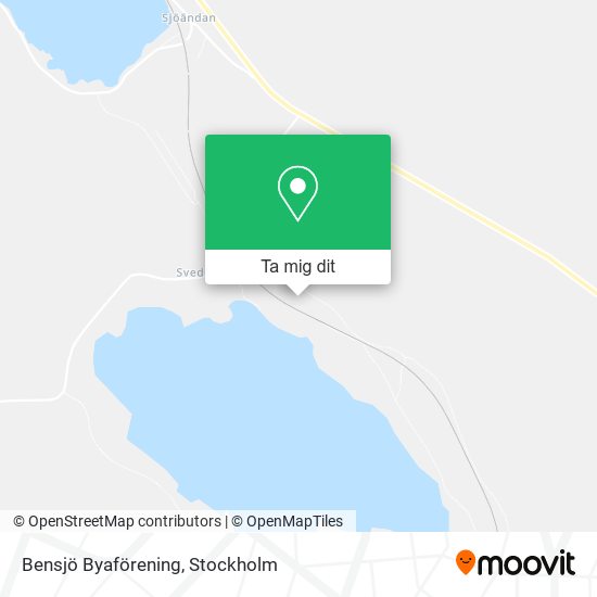 Bensjö Byaförening karta