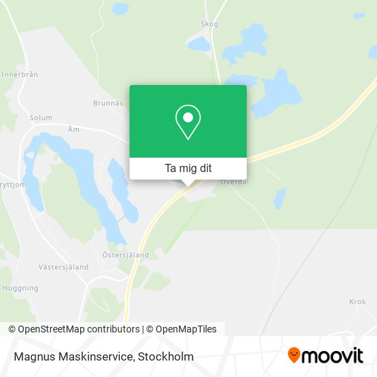 Magnus Maskinservice karta