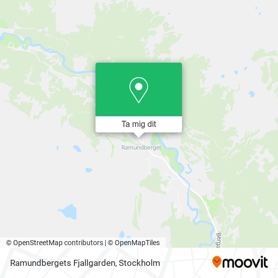 Ramundbergets Fjallgarden karta