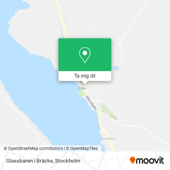 Glassbaren i Bräcke karta