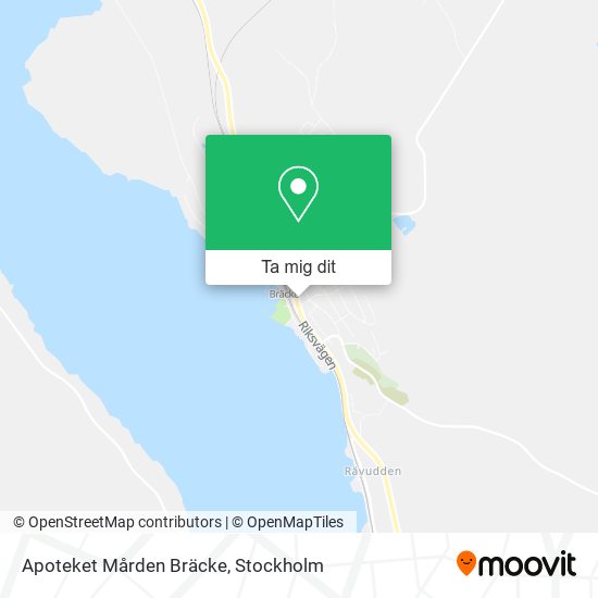 Apoteket Mården Bräcke karta