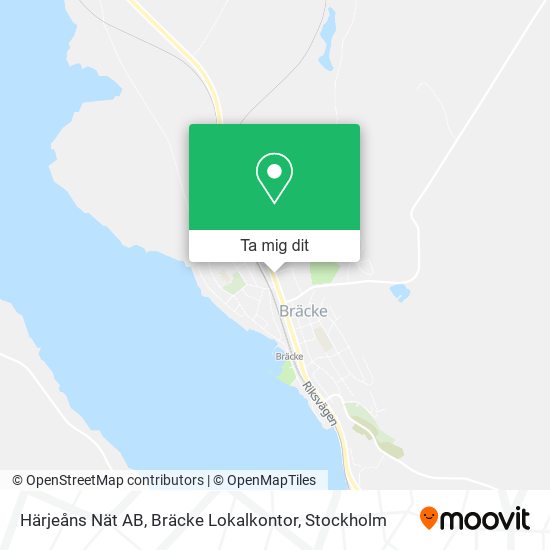 Härjeåns Nät AB, Bräcke Lokalkontor karta